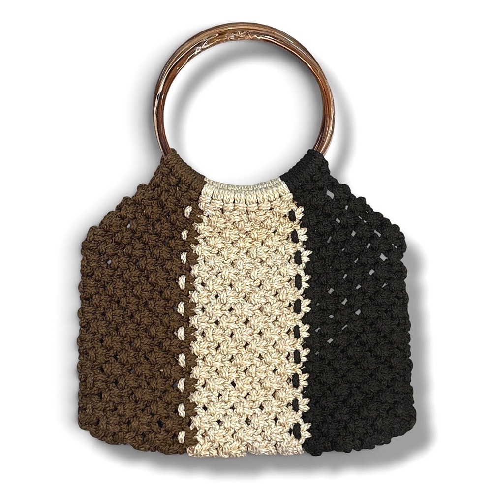 Vintage Mary Cash Macrame Handbag